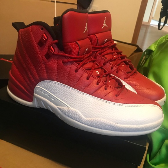 red retro 12 size 7